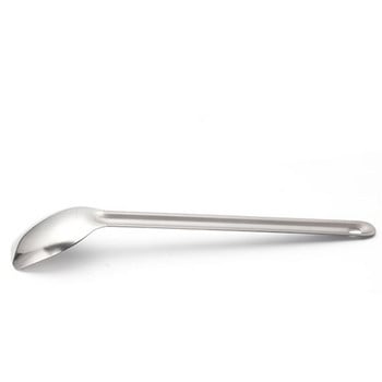 Tiartisan Long Handle Spoon Picnic Κουτάλι Titanium 225mm Camping Spoon Outdoor Titanium Tagnery Western Dessert Ta8120