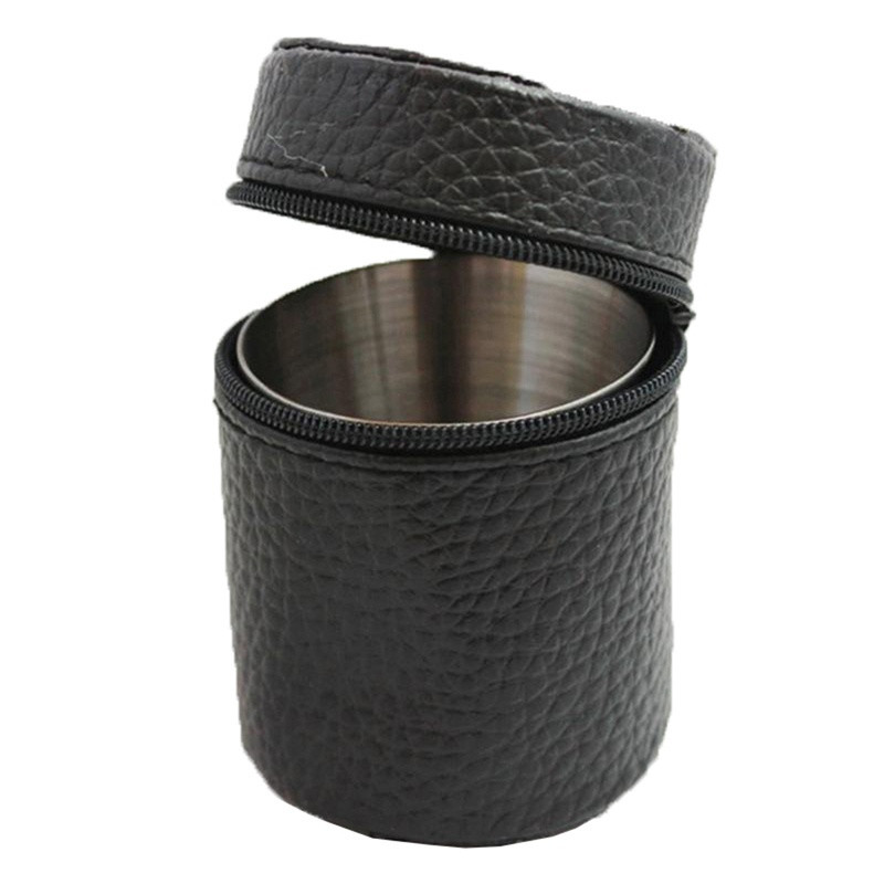 4gab/partija 30ml āra nerūsējošā tērauda kauss vīna viskijam ceļojumu krūzes Mini alkohola degvīna ūdens pudeles krūze kempings ar krūzes vāku