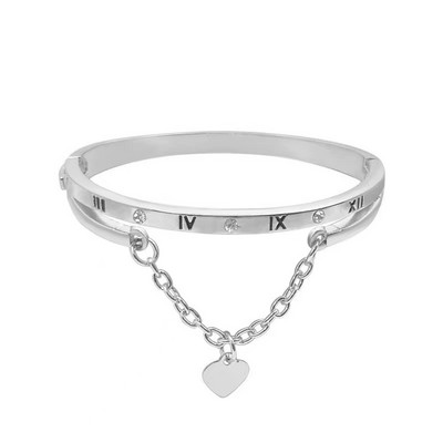 2022. Nova Boho široka manšeta Otvorena narukvica Punk Cool Psycho Sjajna prstenasta narukvica Ženski podesivi dodaci za zapešće Nakit za djevojke