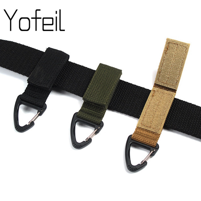 Mugursomas stiprinājums Molle Clip Āķis Sprādze āra kempings Pārgājienu Tūrisma Aprīkojums Aprīkojums edc Kabatas rīku aksesuāri pārgājienam