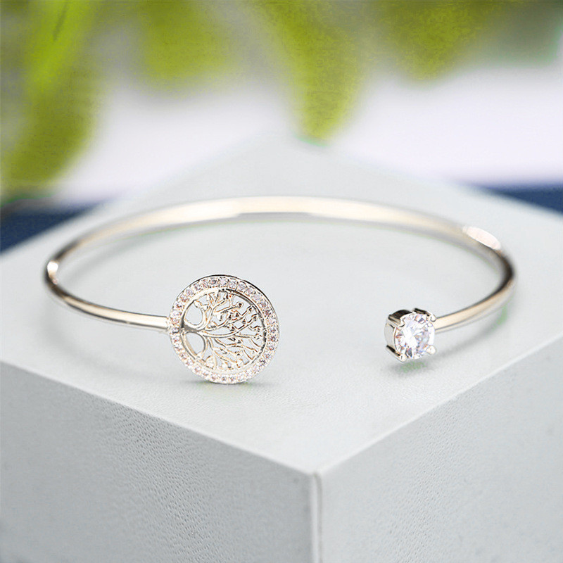 Modno prekrasno Drvo života Ženska narukvica osobnost lijepo Drvo života može otvoriti podesive ručne ukrase od kamenčića darove