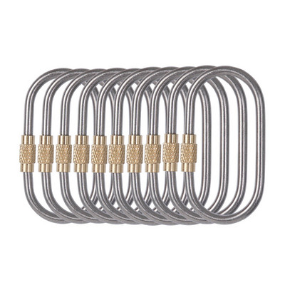 „Boundless Voyage“ titano karabinai, lauko stovyklavimo kablio sagtis su užraktu laipiojimo priedais „Quickdraws“