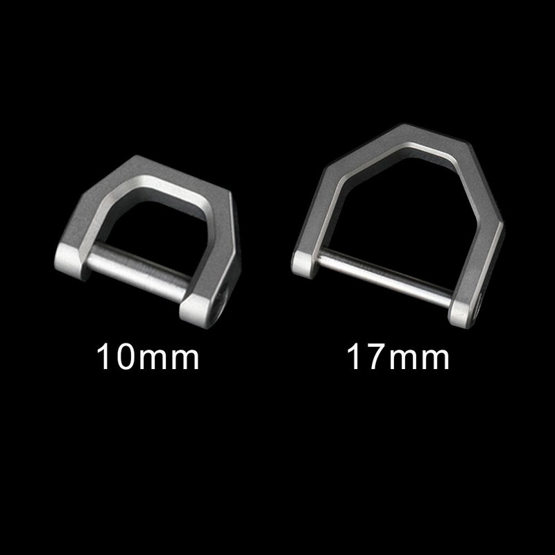 1 gab augstas kvalitātes viegls EDC rīks Augstas kvalitātes juvelierizstrādājumu sprādze, titāna atslēgu piekariņš, titāna pakava sprādze, automašīnas atslēgu piekariņš