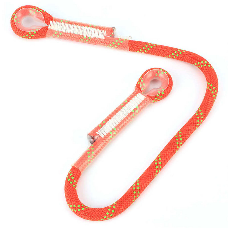 60 cm 120 cm klinšu kāpšanas virve 10,5 mm Prusik šūta aci pret aci, iepriekš sašūta auklas cilpa, kāpšanas stropes dobuma aprīkojums