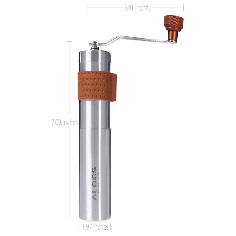 ALOCS Kávéscsésze Szabadtéri Otthoni Utazás Kézzel készített Kávédaráló Pohár szabadtéri horgászathoz Túrázáshoz Főzéshez Kempingezéshez Piknikhez Grill stb.