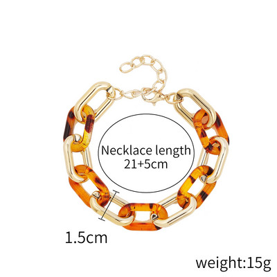 Πανκ χιπ χοπ στριφτές κουβανέζικες αλυσίδες βραχιόλια για γυναίκες Charm ρητίνη ακρυλικό χοντρό χοντρό μάτισμα με αλυσίδα βραχιόλι στο χέρι Κοσμήματα