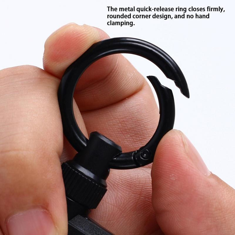 Sunkaus metalo ištraukiamas lauko karabinas magnetinis raktų pakabukas diržo ženklelio ritės spaustukas 27,5 colio sustiprintas plieninės vielos laidas