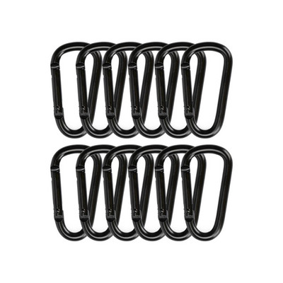 Booms Fishing CC2 Többcélú alumínium ötvözet karabiner kulcstartó klipek kültéri kemping hegymászó pattintható rögzítő csat kampó