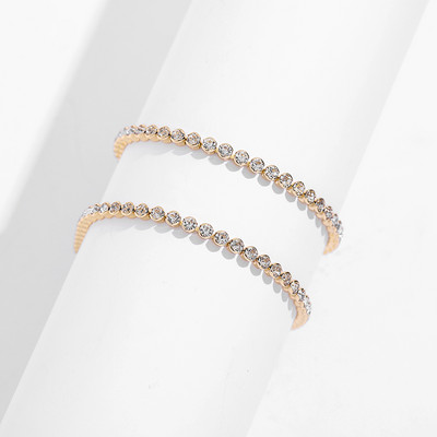 Bohemia fényes kristály karkötők női kézzel készített gyöngyös Statement karkötők karkötők női arany színű kézi lánc ékszerek