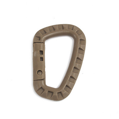 5 τμχ 8,5 εκ. Τακτική πόρπη σακιδίου πλάτης Fast Tactical Carabiner Πλαστικό άγκιστρο σχήματος D Mosqueton EDC Εργαλείο για υπαίθριο κάμπινγκ