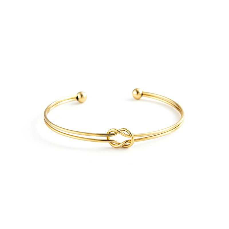 Zelta krāsas nerūsējošā tērauda rokassprādzes sievietēm ar aizdare, bieza kubiešu saite ķēdes rokassprādze mezgls aproce aproce paziņojums rotaslietas