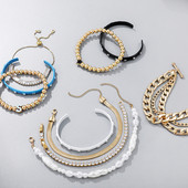 Modne cirkonske kristalne teniske narukvice za žene punk zlatne boje zmija kubanski lančić narukvice vintage nakit poklon