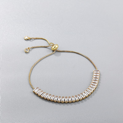 Modne cirkonske kristalne teniske narukvice za žene punk zlatne boje zmija kubanski lančić narukvice vintage nakit poklon