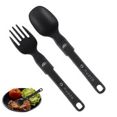 Saliekami saliekamie dakšas karotes trauki āra galda piederumi kempinga virtuves trauki viegli salokāmi galda piederumi kempinga piknikam pārgājieniem