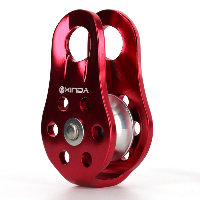 Alpinizmo laipiojimo lyno skriemulys Arborist Tree Climb 20KN arba 2000kg raudonas