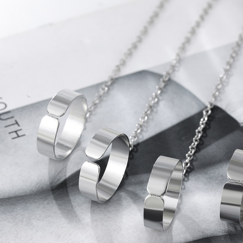 Punk Sudraba Krāsa Saite Ķēde Plaukstas Rokassprādze Savienots Pirkstu Gredzenu Komplekts Vīriešiem Sievietēm Pāris Emo Šarms Rokas Iejūga Rotaslietas