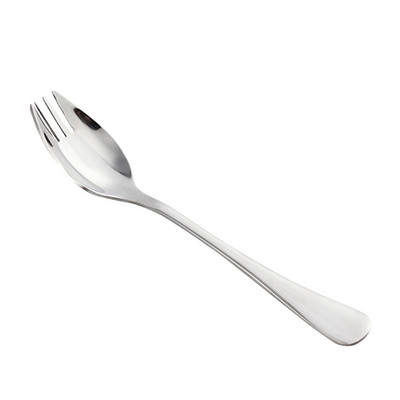 Kemping evőeszközök rozsdamentes acél Sporks kétcélú kanál desszert instant tészta piknik