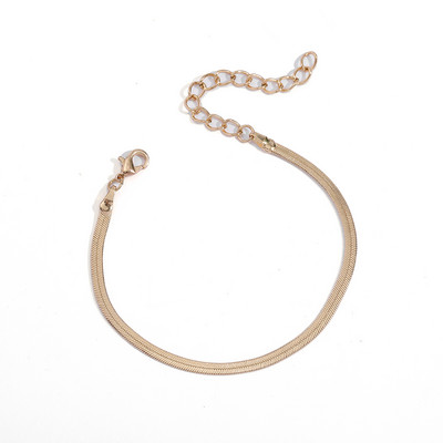 Jaunas modes zelta krāsas virves ķēdes rokassprādze sievietēm panku hiphopa metāla aproces ballīšu kāzu rotaslietas