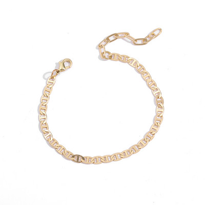 Jaunas modes zelta krāsas virves ķēdes rokassprādze sievietēm panku hiphopa metāla aproces ballīšu kāzu rotaslietas