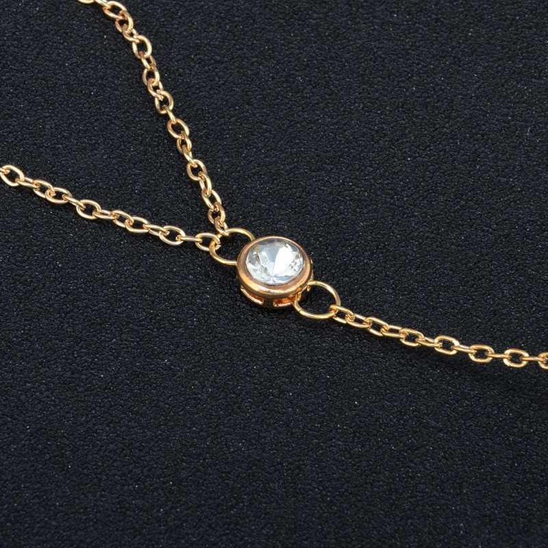 Bohemia Arm Link Ornaments Βραχιόλι με αλυσίδα Δαχτυλίδι δάχτυλο με βέλος για γυναίκες Κρυστάλλινες μεταλλικές αλυσίδες λουριά χεριών Κοσμήματα Δώρο