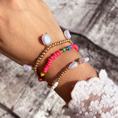 3gab./komplektā Krāsainas Sēklu Pērlīšu Rokassprādze Sievietēm Daudzslāņu Baroka Pērles Šarms Rokassprādzes Daudzslāņu Rokas Rotas 2021 Jaunums