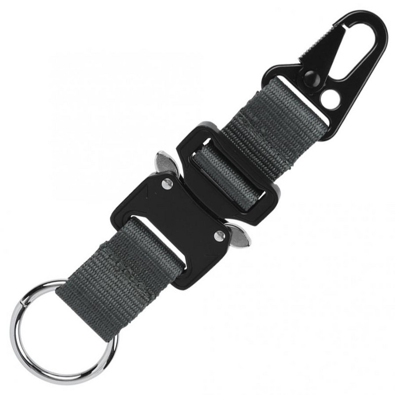 Āra kāpšanas āķa siksna neilona taktika, siksna, piekarināma sprādze, karabīne, cinka sakausējums, āra atslēgu piekariņš kāpšanas āķis