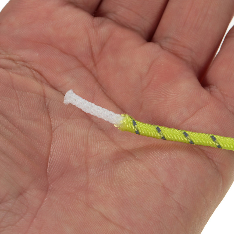 Lauko 10M šviesą atspindinti virvė Paracord virvelė palapinė vėjo virvė fiksuota virvė žvejybos įrankių juosta 1 vidinė sruogelė kempingo tentei