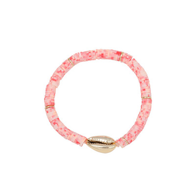 Νέο Μόδα Χρυσό Χρώμα Κοχύλι Βραχιόλι για Γυναικείες Δίσκοι Πολυμερούς Πηλού Βραχιόλι Χειροποίητο Ρυθμιζόμενο Χειροποίητο Κόσμημα Αξεσουάρ