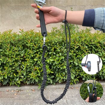 Safety Bungee Tether Tool Lanyard with Carabiner Hook 8kg χωρητικότητας για αναρρίχηση εργασίας