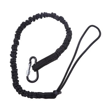 Safety Bungee Tether Tool Lanyard with Carabiner Hook 8kg χωρητικότητας για αναρρίχηση εργασίας