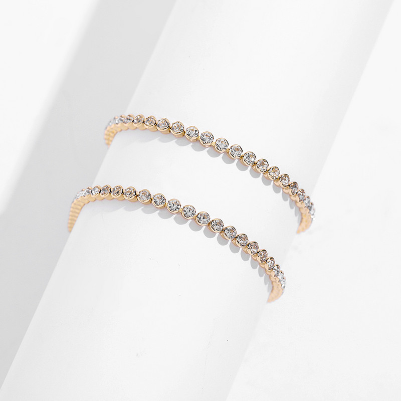 2020 új Chains Link karkötők Női, kézzel készített Statement Crystal Chain Charm karkötők női kézi ékszereknek