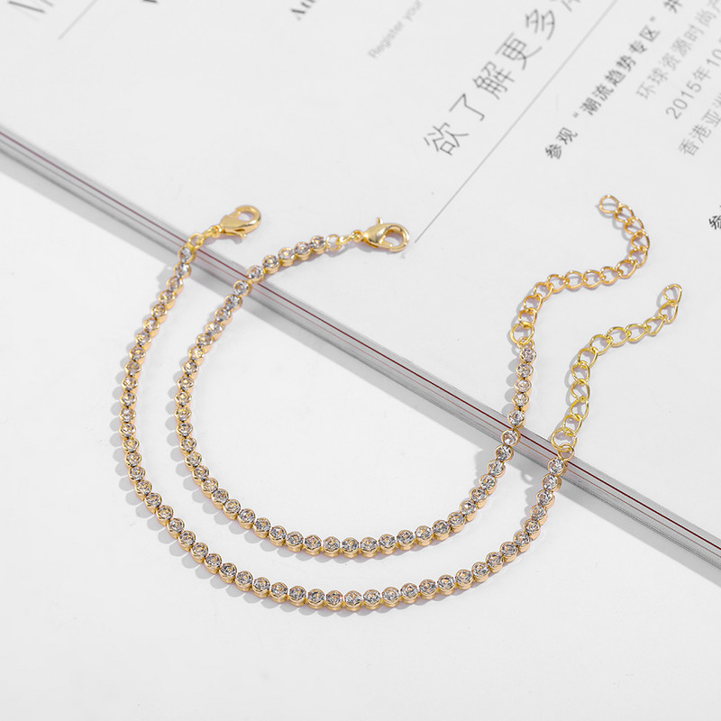 2020 új Chains Link karkötők Női, kézzel készített Statement Crystal Chain Charm karkötők női kézi ékszereknek
