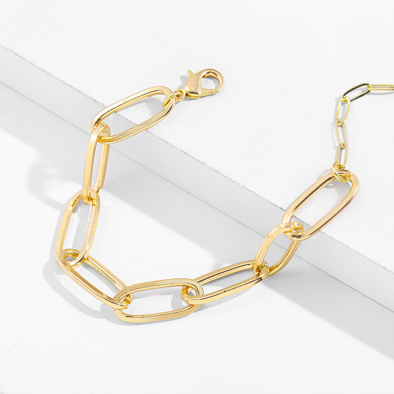 Új divatos lánclánc karkötők nőknek Statement Links Charm karkötő Divatos ékszer kiegészítők 2021 ajándékok