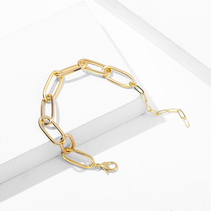 Új divatos lánclánc karkötők nőknek Statement Links Charm karkötő Divatos ékszer kiegészítők 2021 ajándékok