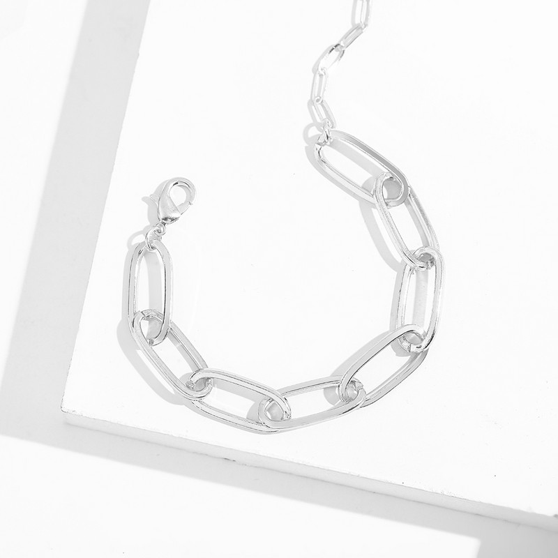 Új divatos lánclánc karkötők nőknek Statement Links Charm karkötő Divatos ékszer kiegészítők 2021 ajándékok