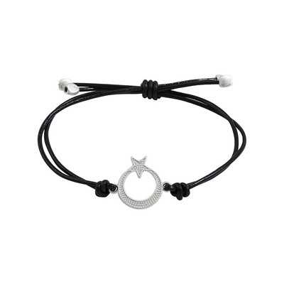 Vintage boho ručno rađena narukvica od pletenice od kožnog užeta za muškarce Šarm za parove Podesiva manšeta Nada Kormilo Narukvice Nakit za plažu Poklon