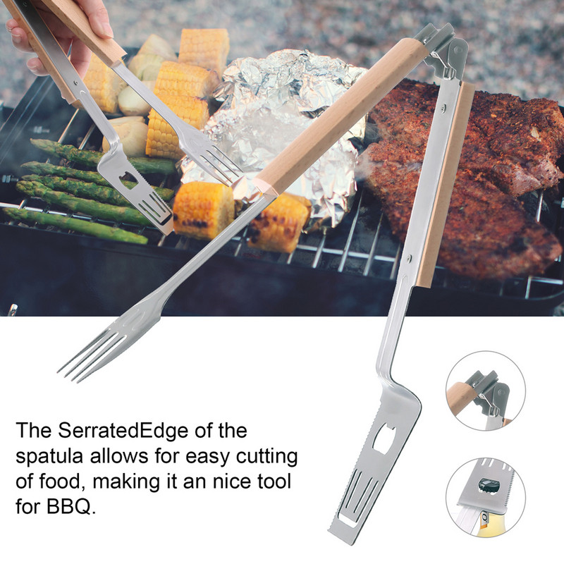 Τσιμπιδάκι κουζίνας μπάρμπεκιου τσιμπιδάκι φαγητού Μίνι λαβίδα μαγειρέματος από ανοξείδωτο ατσάλι Φορητό για μαγείρεμα μπάρμπεκιου για πικ-νικ
