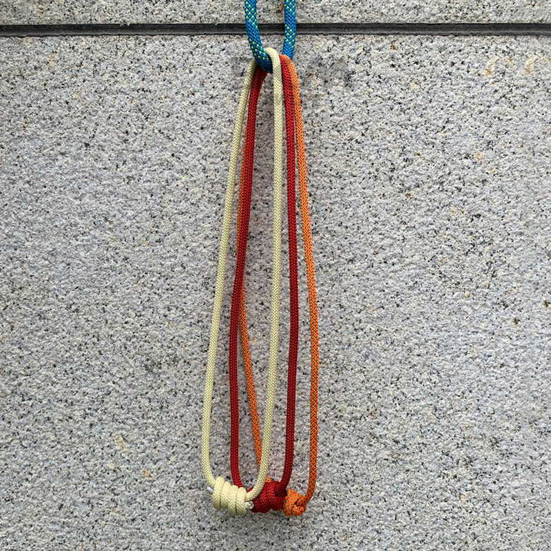 Laipiojimo uolomis virvė Prusik kilpa lauko alpinizmo saugos apsaugos priedai 6 mm didelio tempimo stiprumo, nešiojamo, patvari