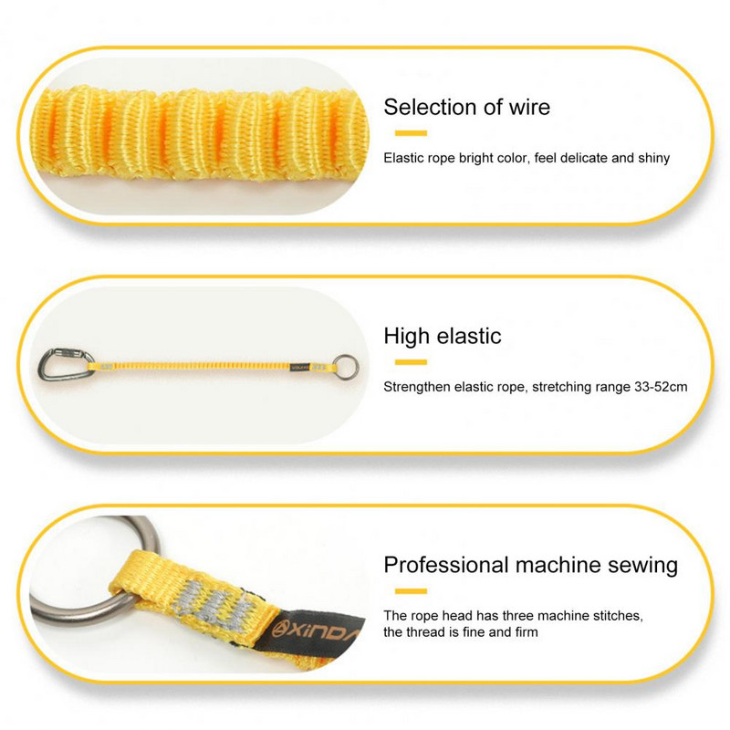 Elastic Missing Rope Ορειβασία Υψηλού υψομέτρου Προστασία από πτώση Εξοπλισμός αναρρίχησης με σχοινί Αξεσουάρ αναρρίχησης με σχοινί