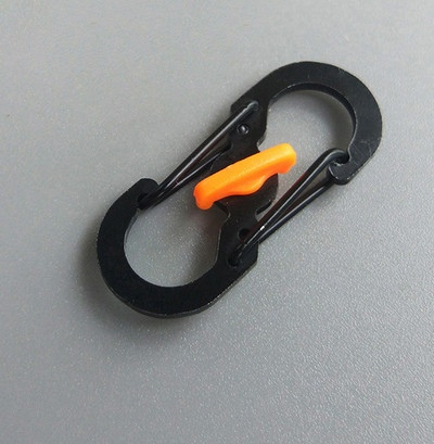 5 vnt. lauko kempingas S tipo karabinai su užraktu mini raktų pakabukų kabliukais nuo vagysčių kelionės laipiojimo kuprinės sagties raktų-užrakinimo įtaisai