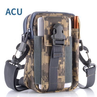 Férfi deréktáska, sport vízálló taktikai táska, vadászöv, mobiltelefon-tároló, utazási eszközök
