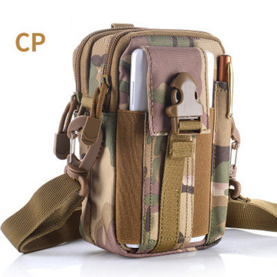 Férfi deréktáska, sport vízálló taktikai táska, vadászöv, mobiltelefon-tároló, utazási eszközök