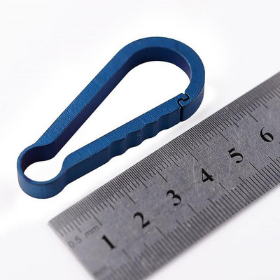 EDC mini titāna atslēgu piekariņa mugursomas sprādze Mini piekarināma Izturīga radoša iekraušanas aplis maza sprādze 25 kg lielam dizainam