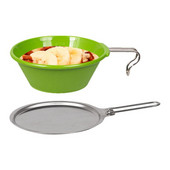 Kempinga Sierracup pārnēsājama viegla 250 ml krūze ar vāku un rokturi, pretapplaucēšanās un kratīšanas āra piederumi kempingam