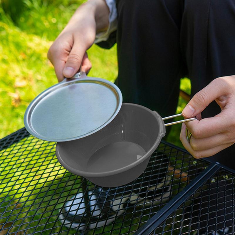 Camping Sierracup viegla pārnēsājama krūze, 250 ml, sakraujama pret kratīšanu ar svariem un vāku, pretapplaucēšanās āra aktivitātes