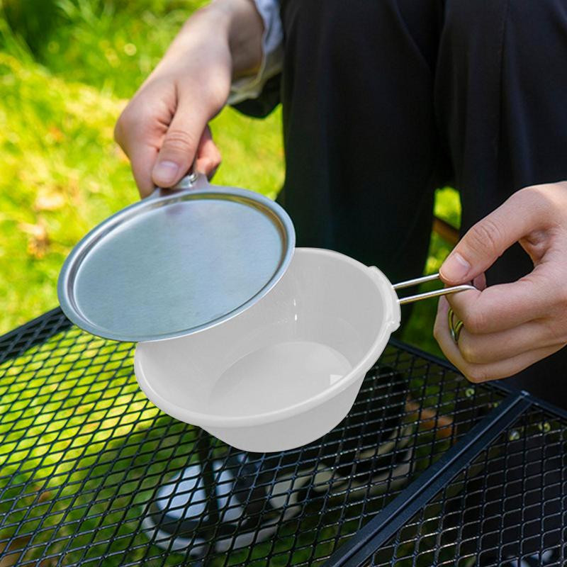 Camping Sierracup viegla pārnēsājama krūze, 250 ml, sakraujama pret kratīšanu ar svariem un vāku, pretapplaucēšanās āra aktivitātes