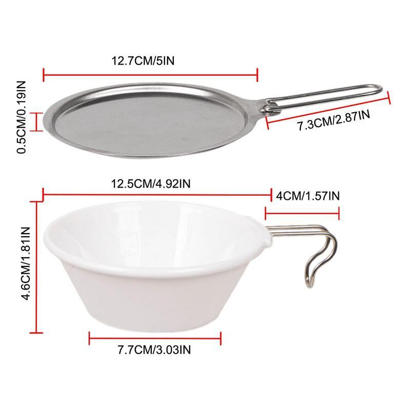 Camping Sierracup viegla pārnēsājama krūze, 250 ml, sakraujama pret kratīšanu ar svariem un vāku, pretapplaucēšanās āra aktivitātes