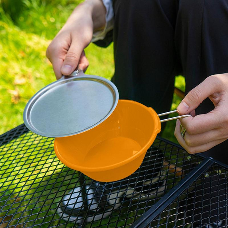 Camping Sierracup viegla pārnēsājama krūze, 250 ml, sakraujama pret kratīšanu ar svariem, pretpiedeguma āra piederumi grilēšanai