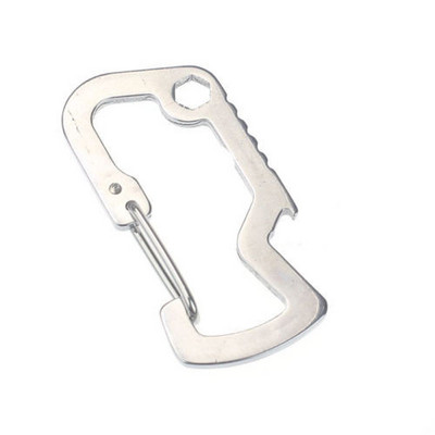 Survival Multi Tools Aliuminis Hamakas Karabinas Survial Raktų Pakabukas Karabinas Kabliukas Stovyklavimo įrangos sagtys lauke