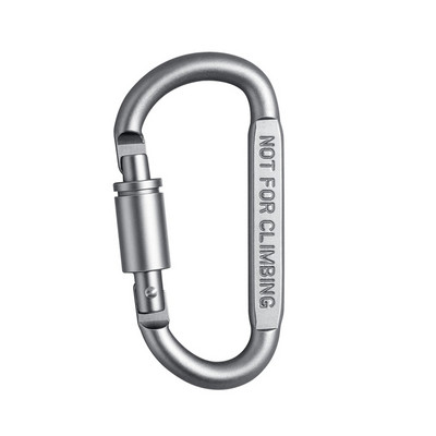 Augstas kvalitātes alumīnija karabīnes D veida gredzenu atslēgu ķēdes ceļojumu komplekts kempinga aprīkojums alpīnisma āķim kāpšanas piederumi